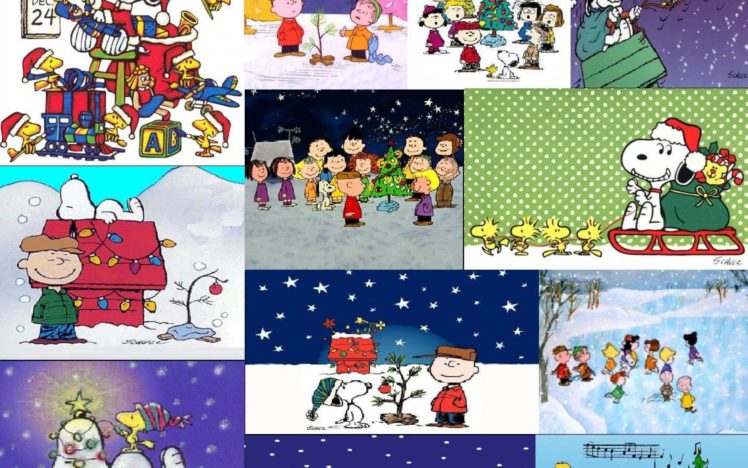 charlie, Brown, Peanuts, Comics, Snoopy, Christmas HD Wallpaper Desktop Background