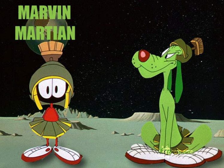 marvin, The, Martian, Looney, Tunes HD Wallpaper Desktop Background