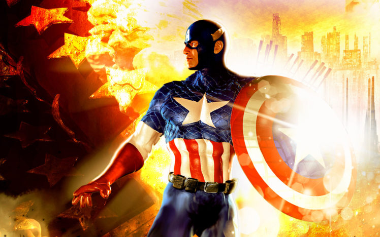 comics, Captain, America, Marvel, Comics HD Wallpaper Desktop Background