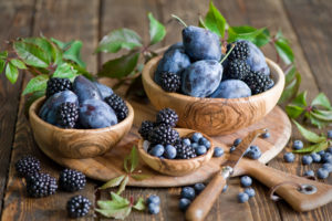 blackberries, Blueberries, Still, Life, Fruit