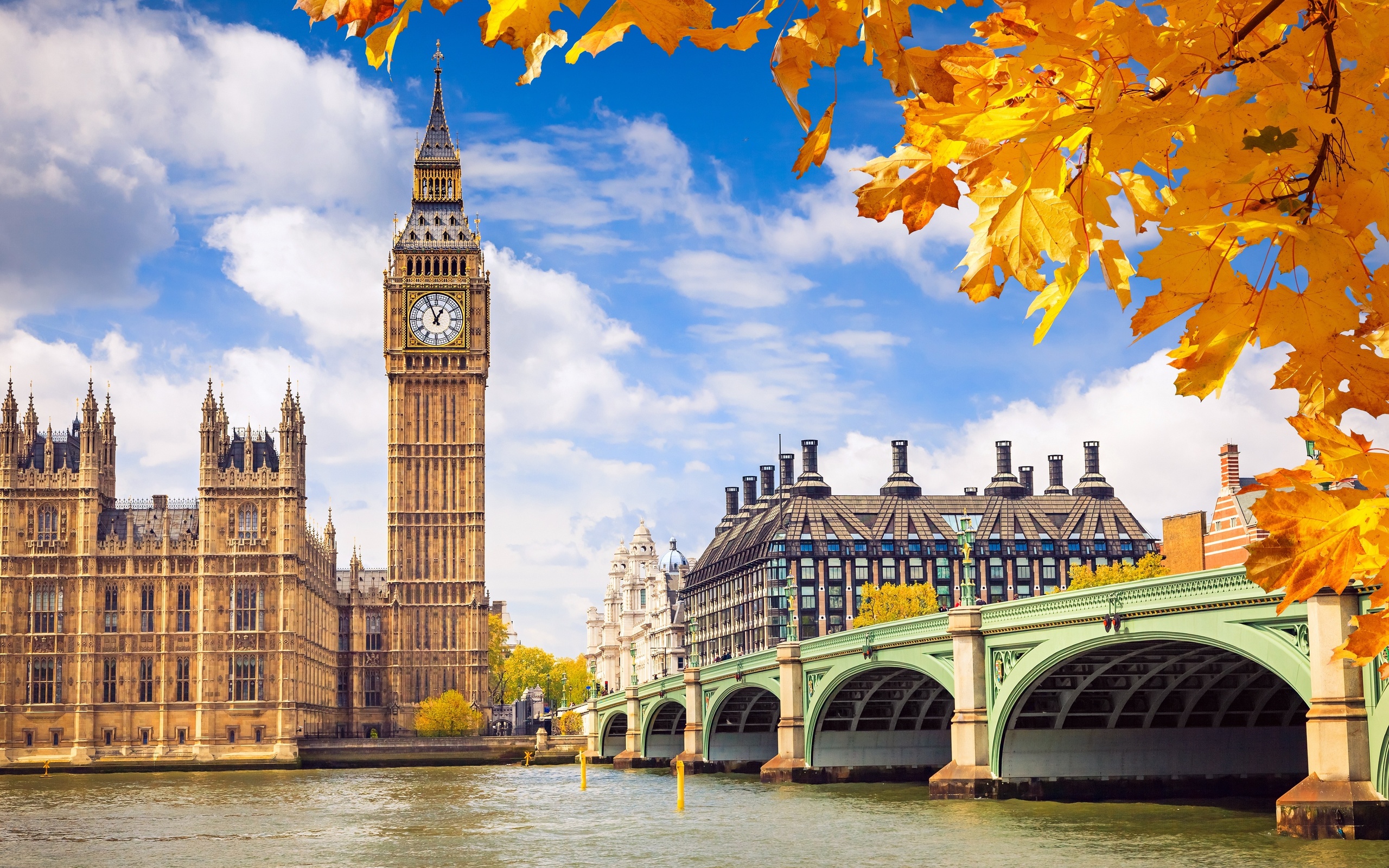 london, Great, Britain, England, Westminster, Palace, Autumn Wallpaper