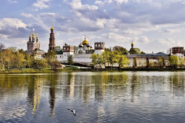 moscow, Novodevichy, Convent HD Wallpaper Desktop Background