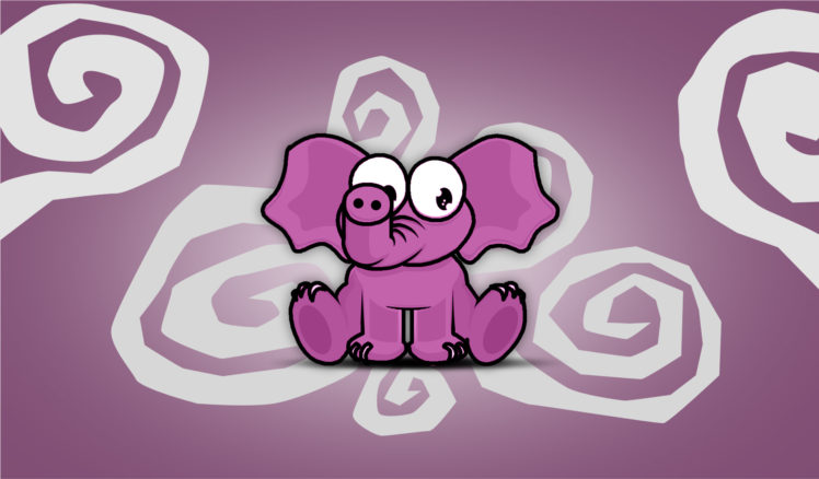 rosa, Elefant, Elephant, Pink, Spirale HD Wallpaper Desktop Background