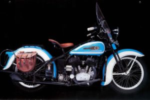 1936, Harley, Davidson, Vlh, Retro
