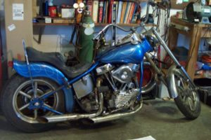1950, Harley, Davidson, Panhead, Chopper, Retro