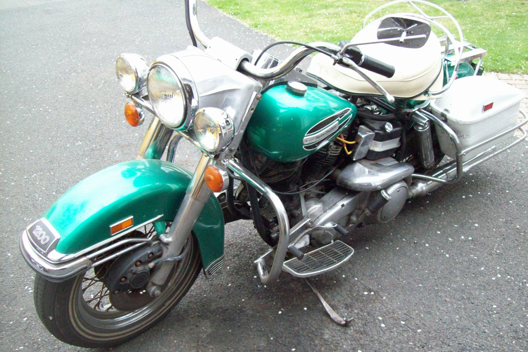 1972, Harley, Davidson, Flh, Classic Wallpaper