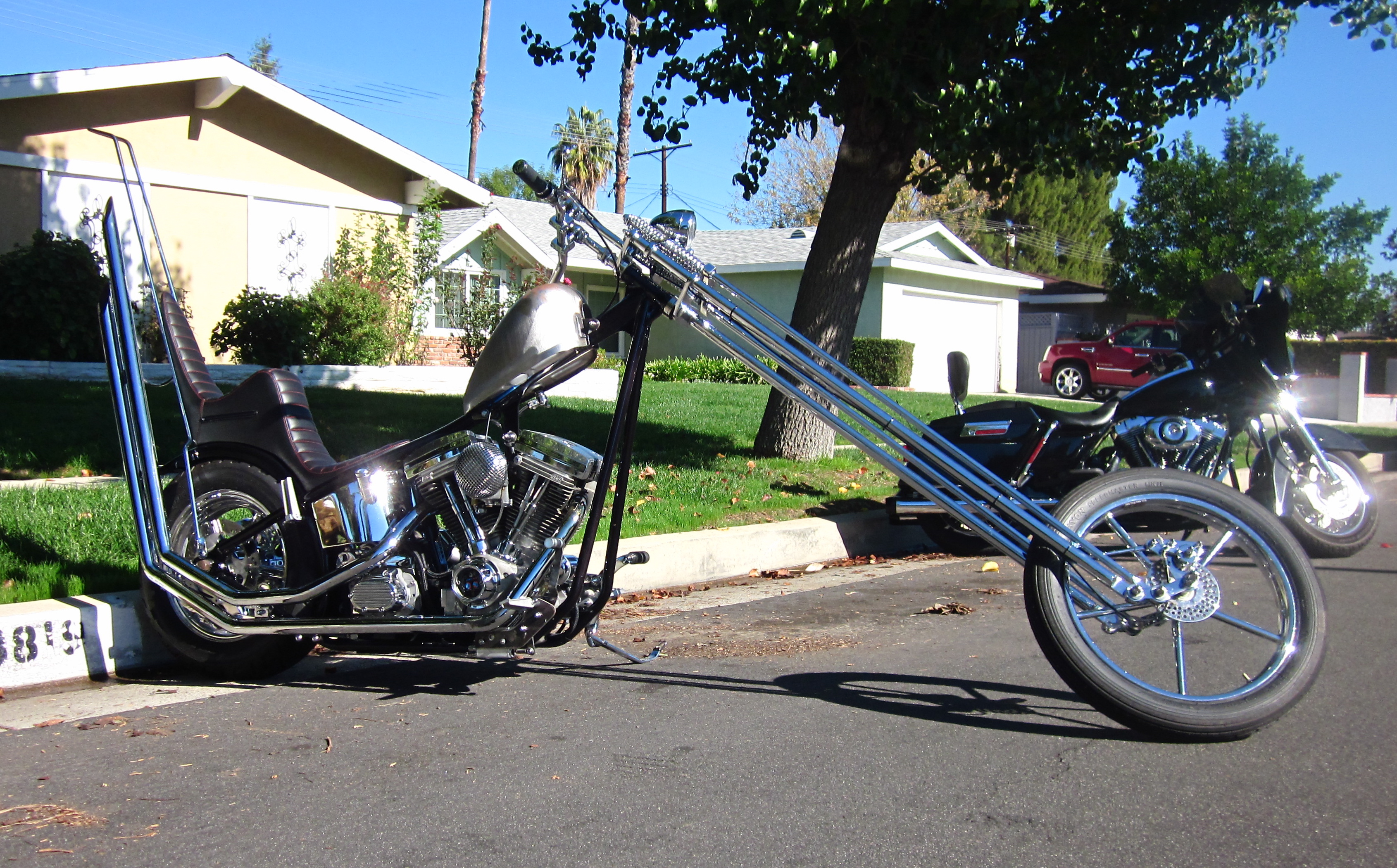 1974, Harley, Davidson, Chopper Wallpaper