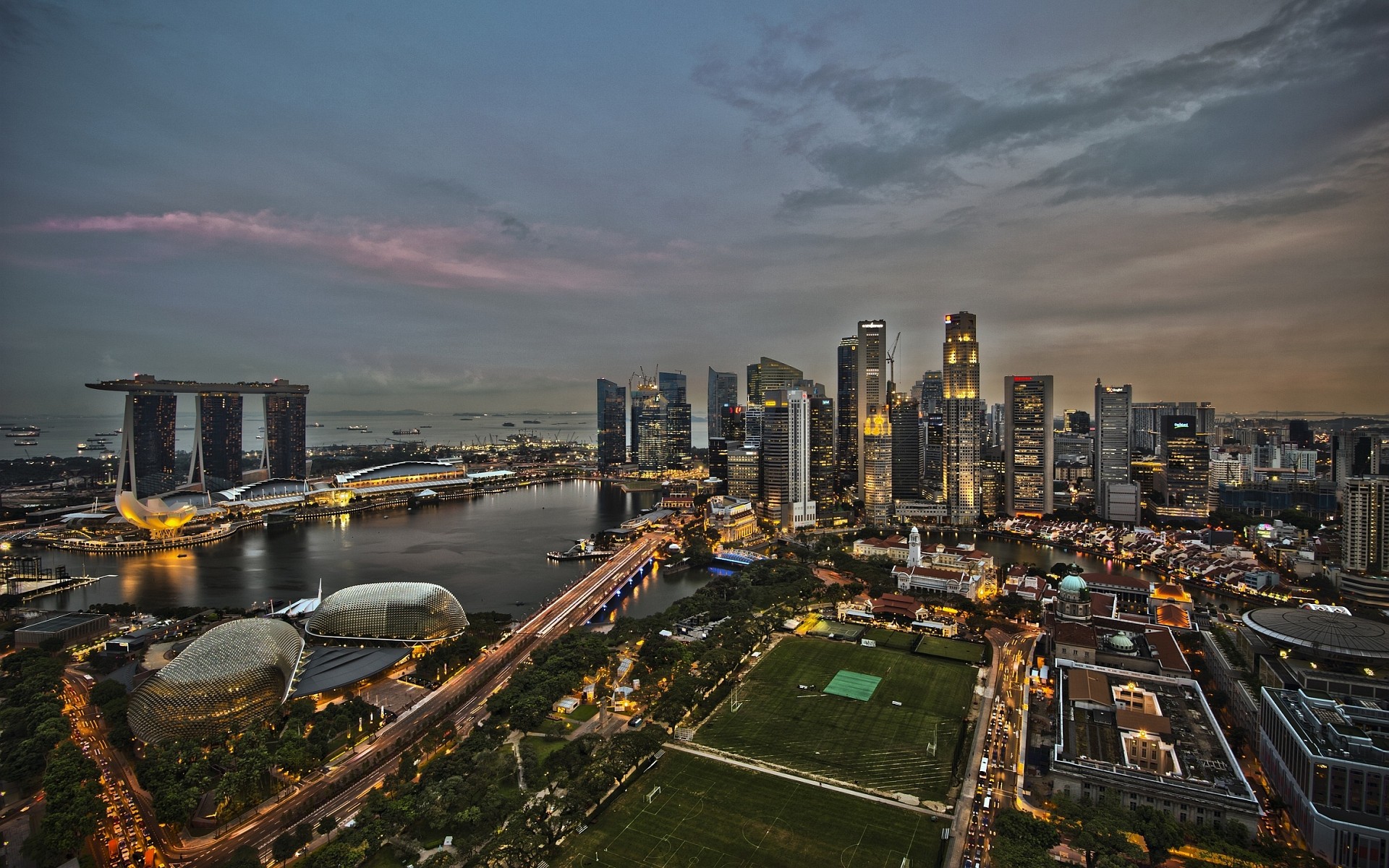 architecture, Singapore, Hdr, Photography Wallpaper
