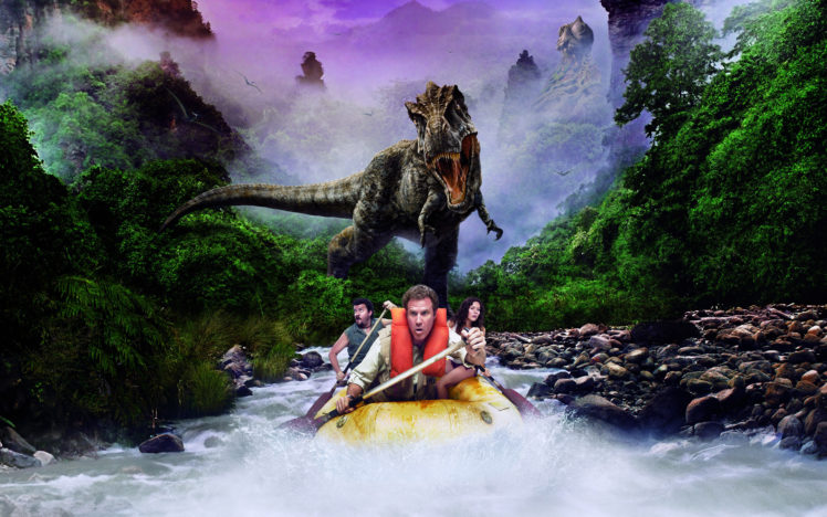 land, Of, The, Lost, Land, Of, The, Lost, Will, Ferrell, Anna, Friel, Danny, Mcbride, Dinosaur, Jungle, River, Fantasy HD Wallpaper Desktop Background