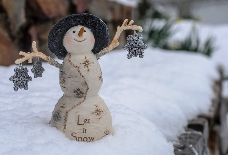 snowman, Snowflakes, Snow, Mood HD Wallpaper Desktop Background