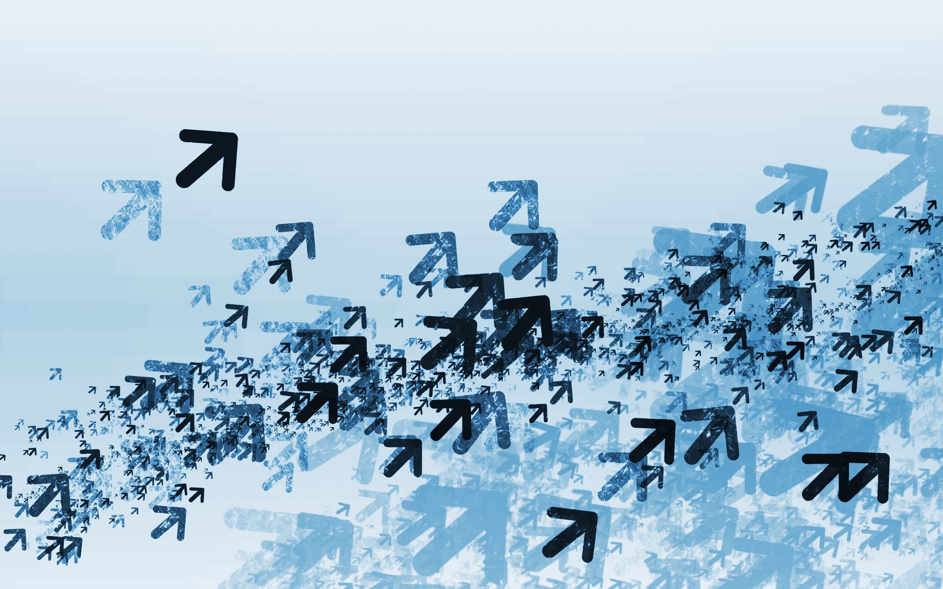 blue, Flock, Vector Wallpaper