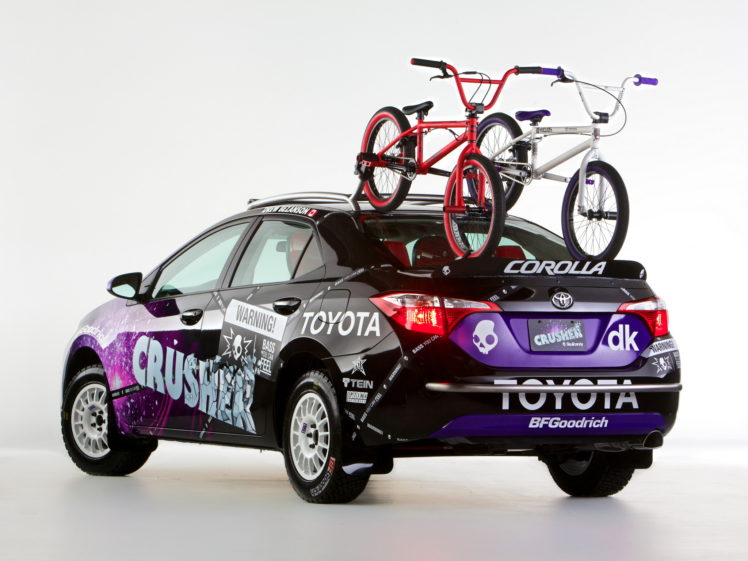 2013, Toyota, Corolla, Crusher, Sport, Bicycle, Bmx, Moto, Xgames, Tuning HD Wallpaper Desktop Background