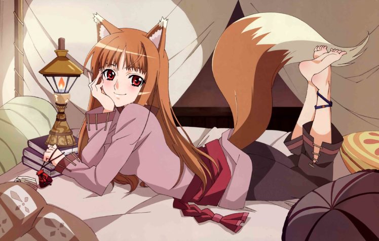 spice, And, Wolf, Animal, Ears, Holo, The, Wise, Wolf, Fox, Girl HD Wallpaper Desktop Background