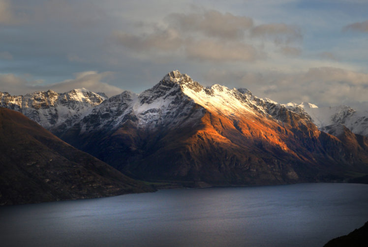 winter, Snow, New, Zealand, Walter, Peak, Queenstown, Mountain HD Wallpaper Desktop Background