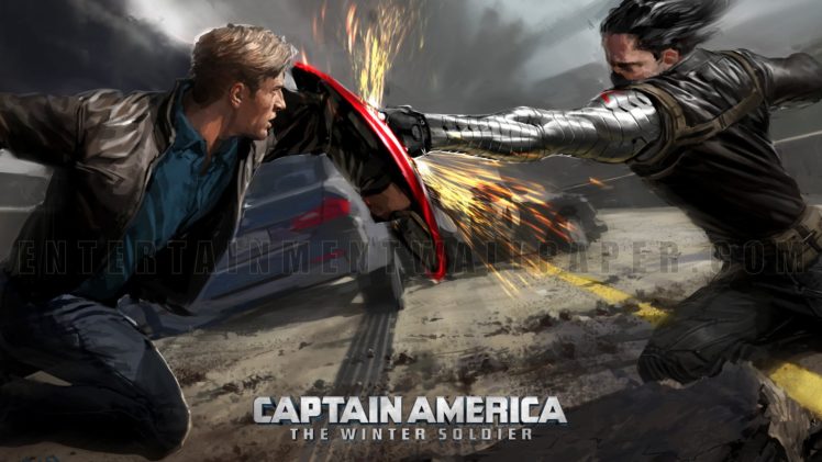 captain, America, The, Winter, Soldier, Movie, Superhero, Comics, Battle HD Wallpaper Desktop Background