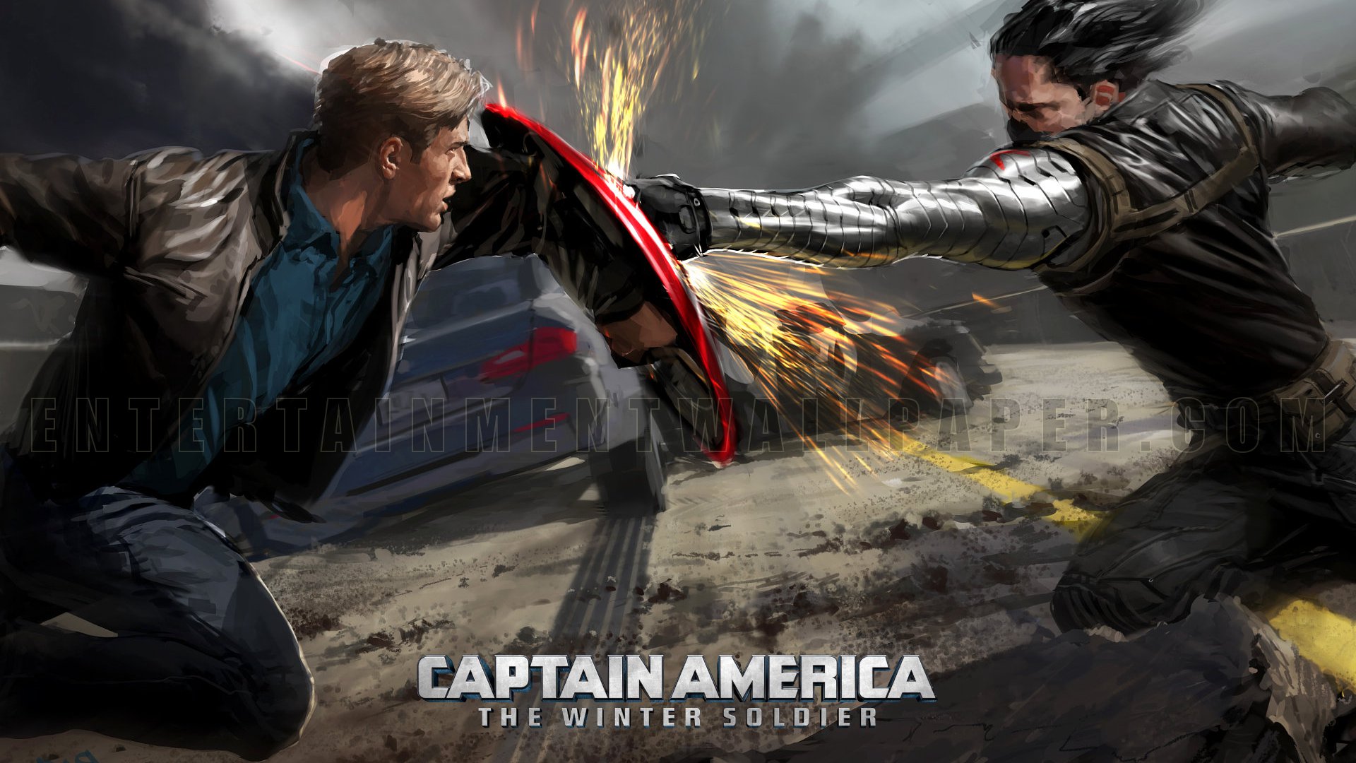 captain, America, The, Winter, Soldier, Movie, Superhero, Comics, Battle Wallpaper