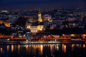 houses, Beograd, Serbia, Night, Cities