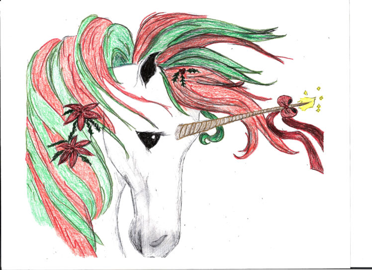 unicorn, Horse, Magical, Animal, Christmas HD Wallpaper Desktop Background