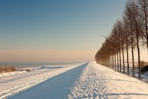 landscapes, Snow, Winter, Roads