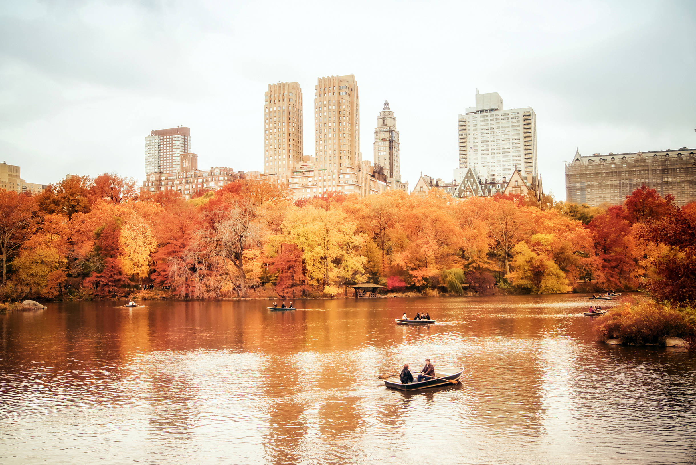 new, York, Manhattan, Usa, New, York, City, Nyc, Central, Park, Autumn Wallpaper