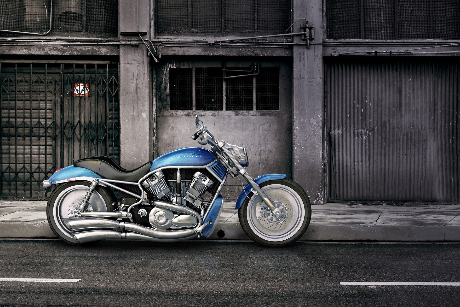 harley, Davidson, V rod Wallpaper