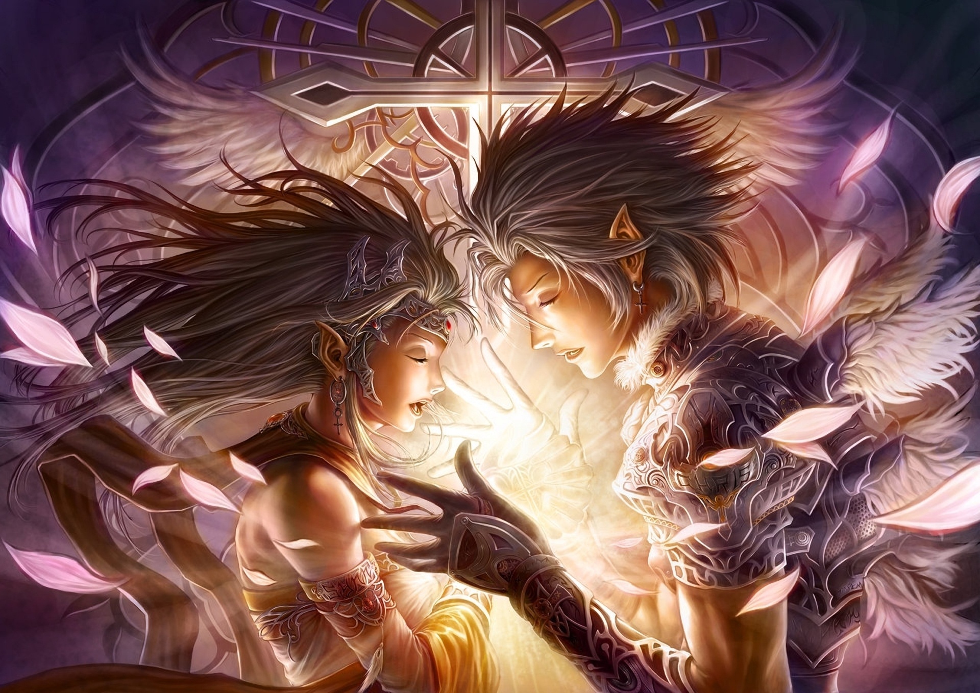 elves, Love, Magic, Elf, Angel, Mood, Girl, Magic Wallpaper