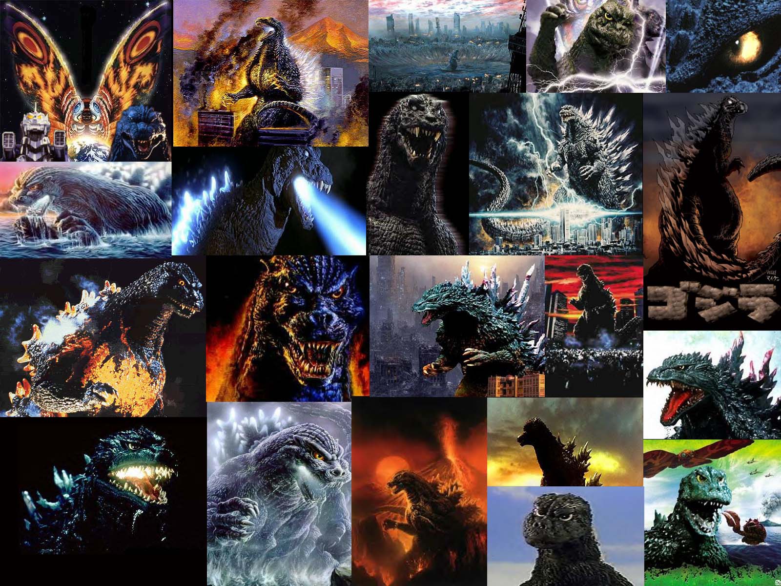 godzilla, Sci fi, Fantasy, Action, Dinosaur, Monster Wallpaper