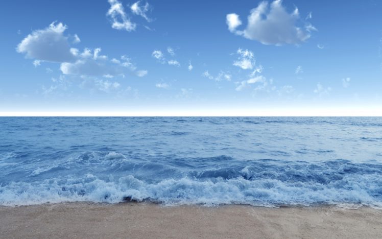blue, Calm, Beach HD Wallpaper Desktop Background