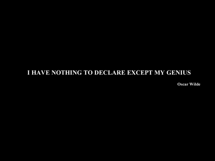 texts, Quotes, Typography, Oscar, Oscar, Wilde, Text, Only, Black, Background HD Wallpaper Desktop Background