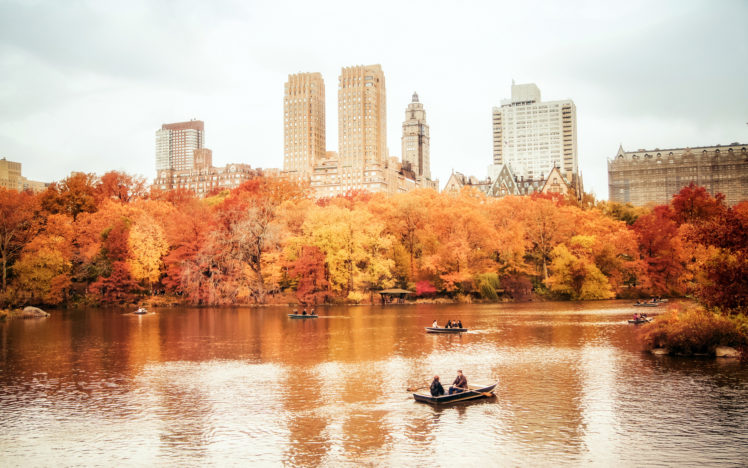 usa, Manhattan, Nyc, New, York, City, New, York, Central, Park, Autumn HD Wallpaper Desktop Background