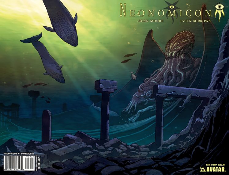 neonomican, Avatar press, Horror, Comics, Underwater, Ocean, Shark, Octopus HD Wallpaper Desktop Background