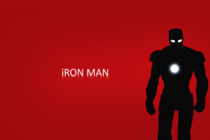 iron, Man, Red, Silhouette, Marvel, Comics