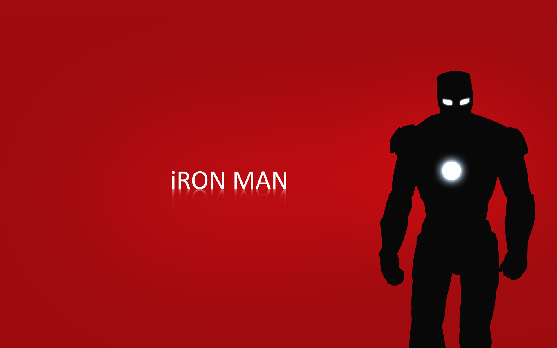 iron, Man, Red, Silhouette, Marvel, Comics Wallpaper