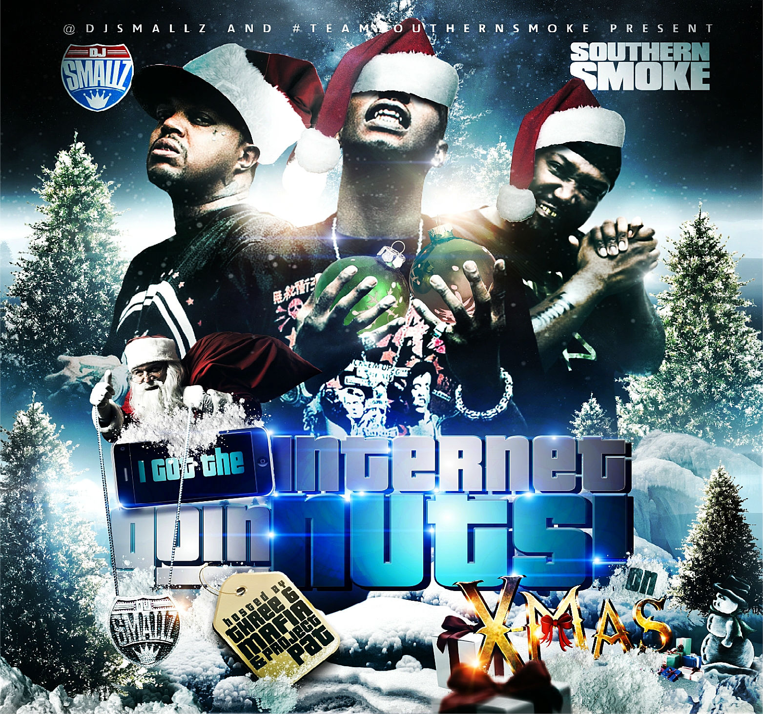 gangsta, Rapper, Rap, Hip, Hop, Christmas Wallpaper