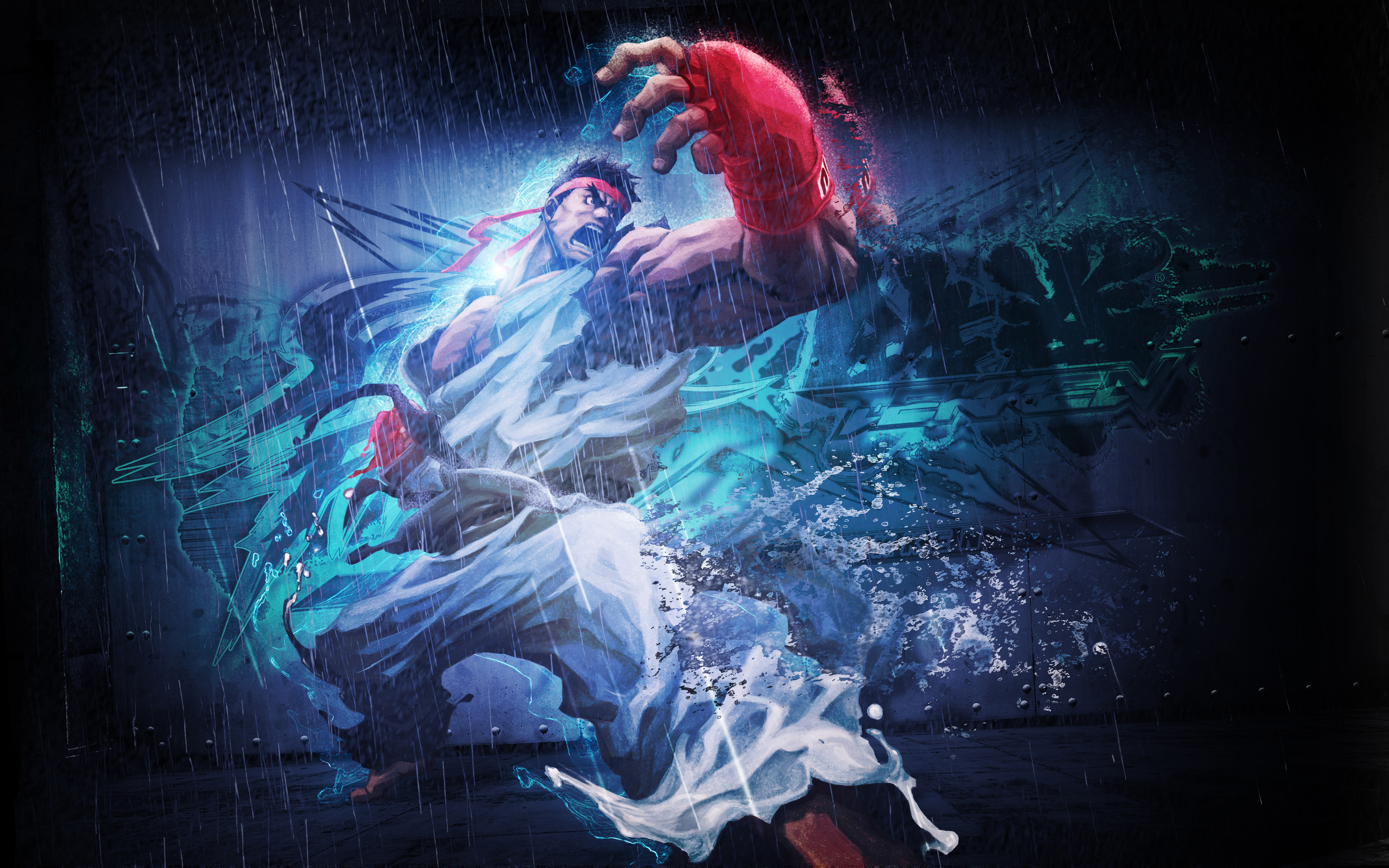 street, Fighter, Ryu, Artwork, Bosslogic, Street, Fighter, X, Tekken Wallpaper