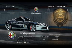 video, Games, Cars, Police, Alfa, Romeo, 8c, Need, For, Speed, Hot, Pursuit, Games, Competizione, Pc, Games