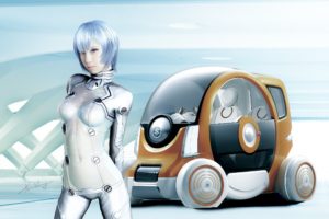 suzuki, Concept, Cyborg, Robot, Girl, Sci fi