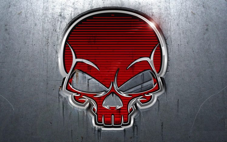 skulls, Red HD Wallpaper Desktop Background