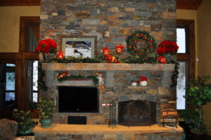 holidays, Christmas,  , New, Year,  , Fireplace