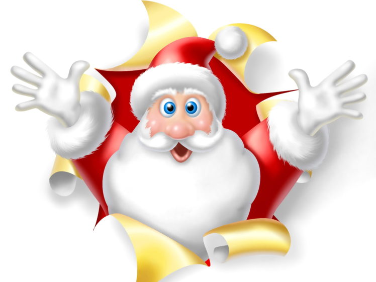 holidays, Christmas,  , New, Year,  , Santa, Claus, Winter, Hat HD Wallpaper Desktop Background