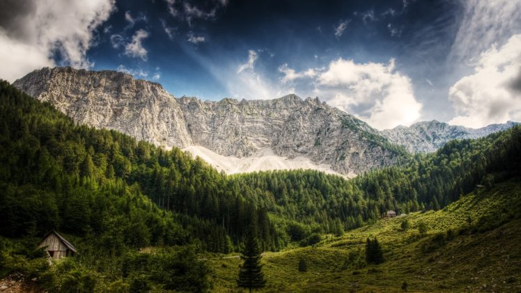 mountains, Clouds, Landscapes, Nature, Austria HD Wallpaper Desktop Background