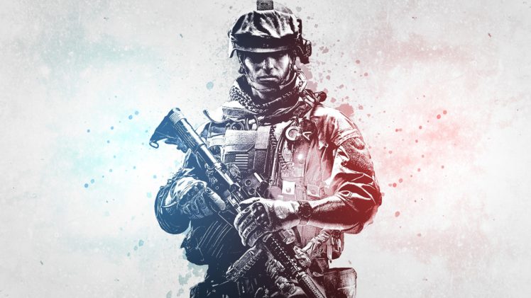 soldiers, Video, Games, War, Guns, Weapons, Eotech, Battlefield, 3, Arms HD Wallpaper Desktop Background