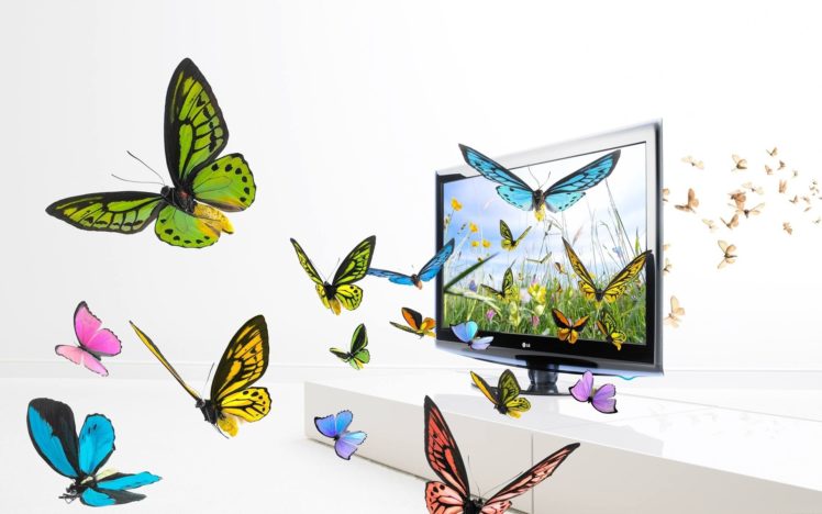 fantasy, Multicolor, Artwork, Butterflies HD Wallpaper Desktop Background