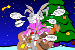 looney, Tunes, Christmas, Bugs, Bunny