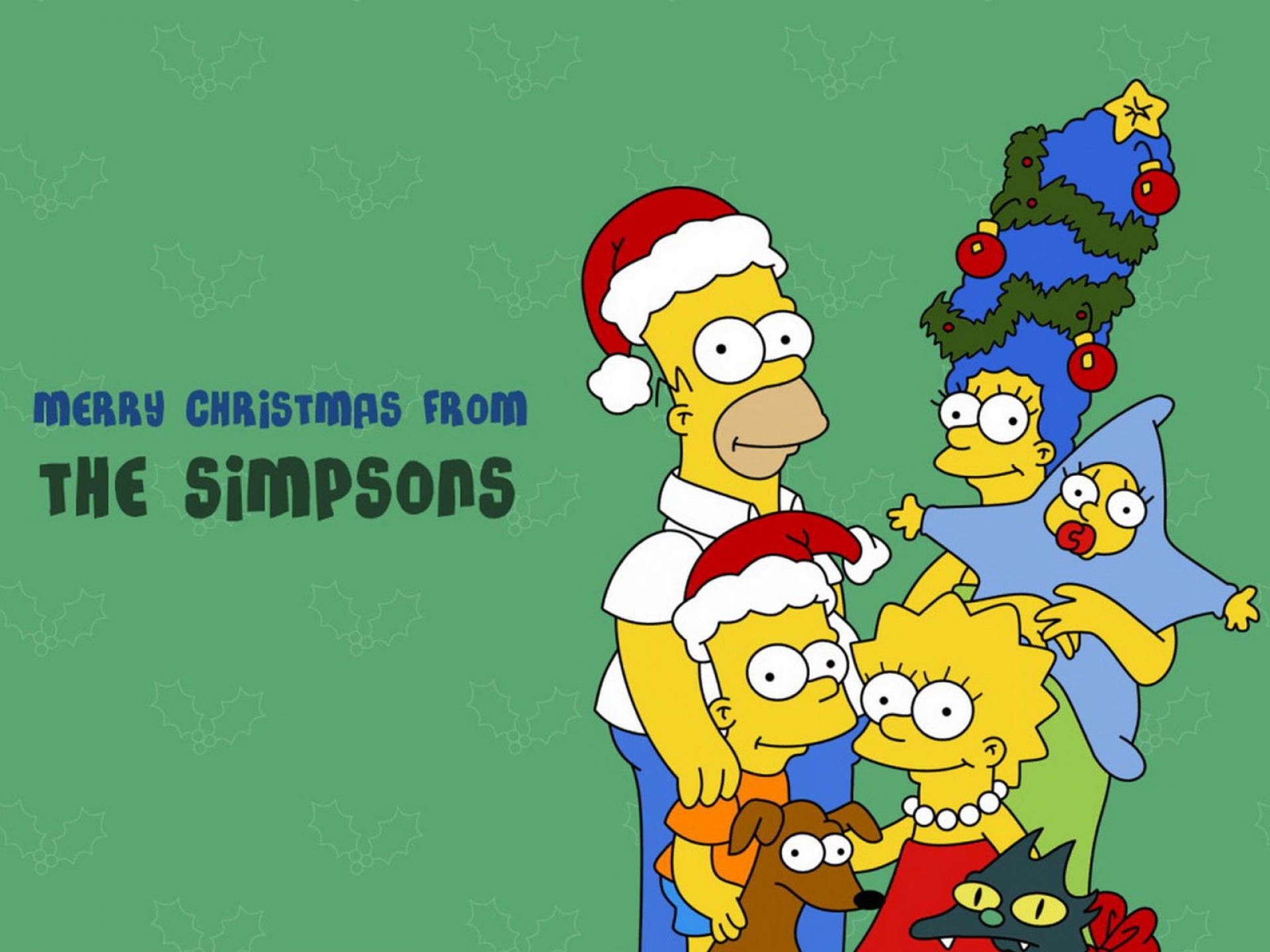 simpsons, Christmas, Tw Wallpaper