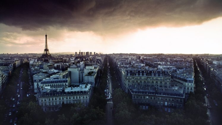 paris, Clouds, Rain, France HD Wallpaper Desktop Background