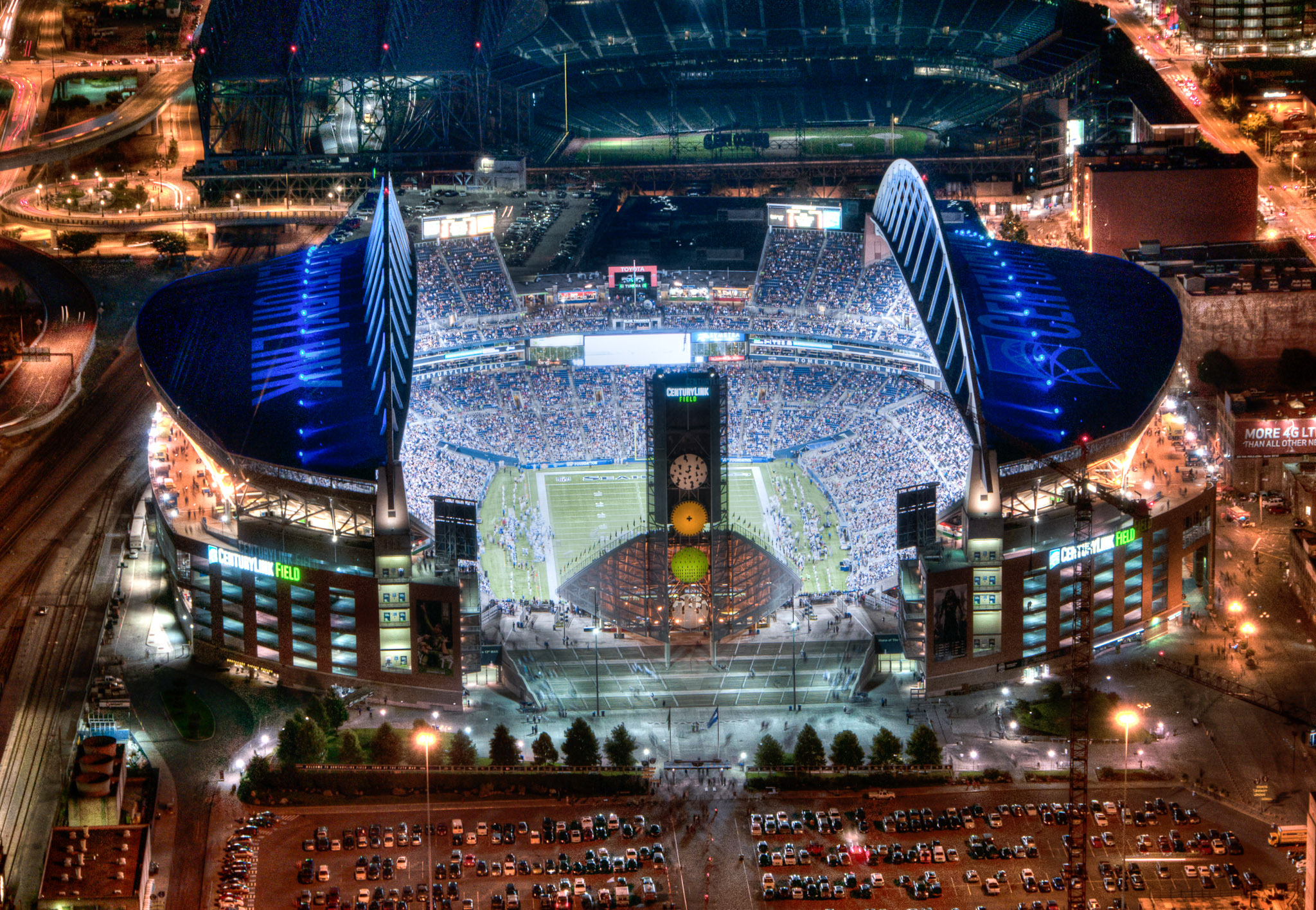 seattle, Seahawks, Nfl, Football, Stadium Wallpaper