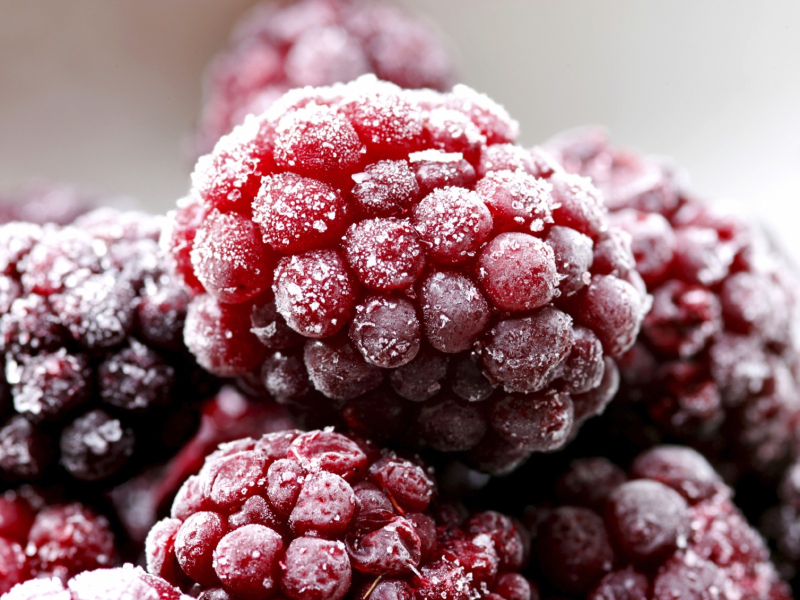 frozen, Raspberries Wallpaper