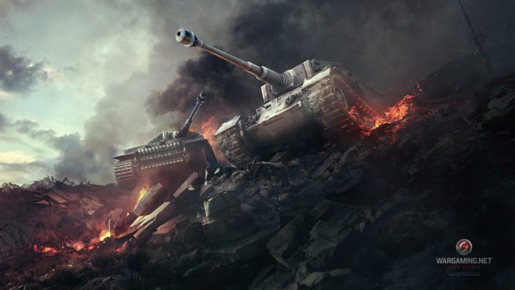 war, Tanks, Artwork, Tiger, Tanks, World, Of, Tanks HD Wallpaper Desktop Background