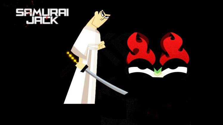 samurai, Samurai, Jack, Swords, Black, Background HD Wallpaper Desktop Background